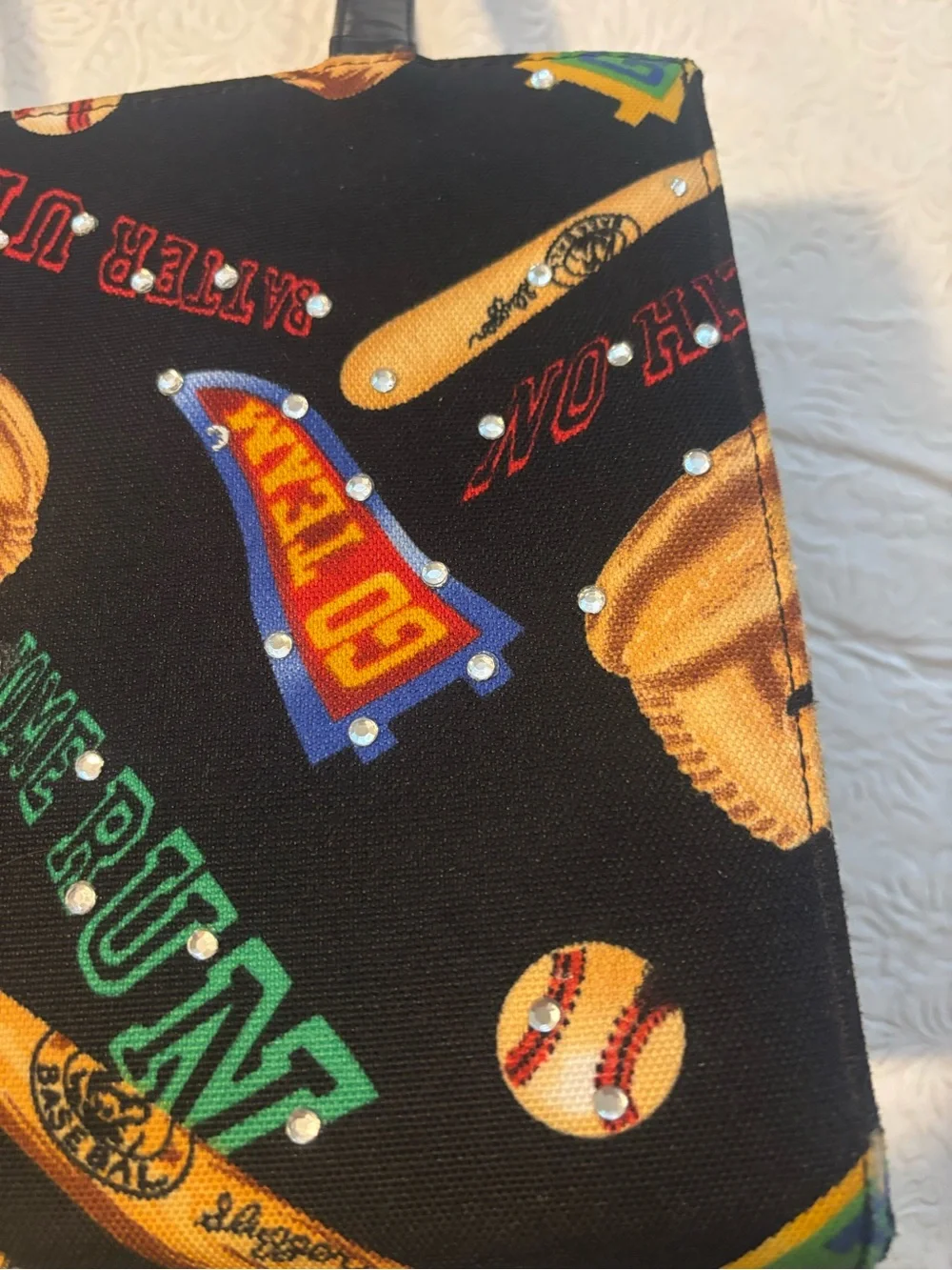 Baseball Theme Shoulder Purse